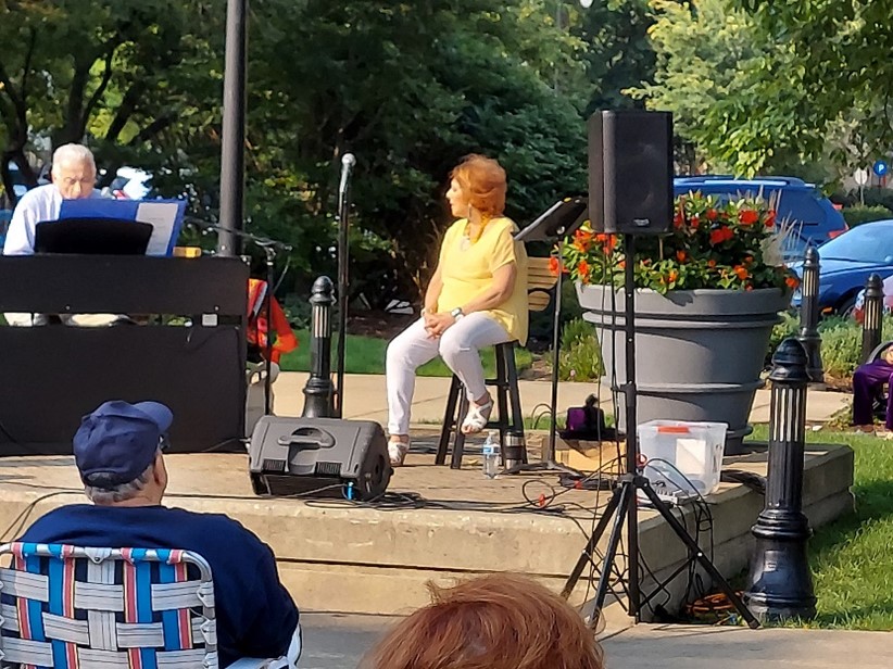 Bernie Rice and Judy Rossignuolo-Rice at Skokie on the Green